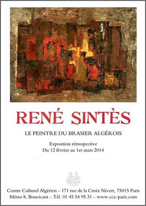 Centre Culturel Algrien - Exposition : Ren Sints, le peintre du brasier algrois