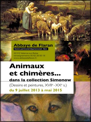 Abbaye de Flaran, Centre patrimonial dpartemental, Valence-sur-Base - Exposition : Animaux et chimres... dans la collection Simonow