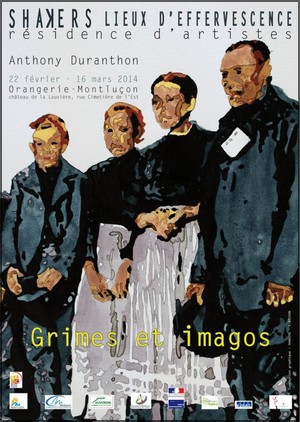 Shakers Lieux d'Effervescence, Orangerie du Chteau de la Louvire, Montluon - Exposition : Anthony Duranthon, Crimes et imagos