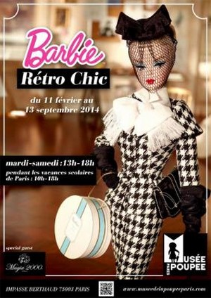 Muse de la Poupe - Exposition : Barbie Rtro Chic