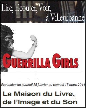 Maison du livre, de limage et du son, Villeurbanne - Exposition : Guerrilla Girls