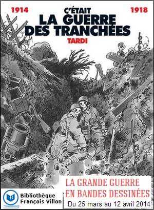 Bibliothque Franois Villon - Exposition : La grande guerre en bandes dessines