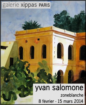 Galerie Xippas - Exposition : Yvan Salomone, zone blanche