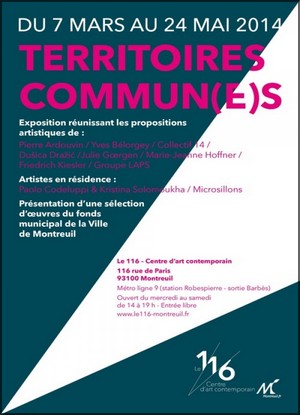 Le 116, Montreuil - Exposition : Territoires commun(e)s