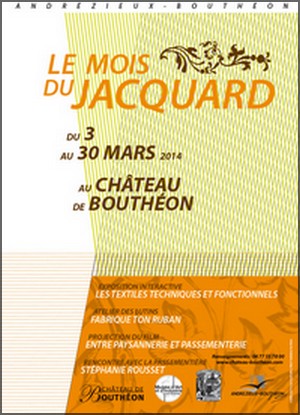 Chteau de Bouthon, Andrzieux-Bouthon - Exposition : Le mois du Jacquard 