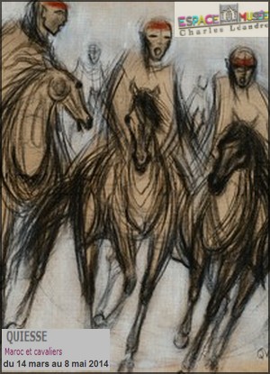 Espace-Muse Charles Landre, Cond-sur-Noireau - Exposition : Quiesse, Maroc et cavaliers