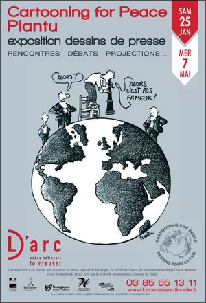 Scne Nationale LArc  Le Creusot - Exposition : Plantu, Cartooning for Peace