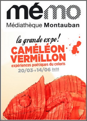Mdiathque de Montauban - Exposition  : Camlon vermillon