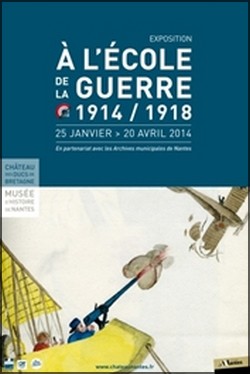 Muse d'Histoire de Nantes - Exposition :  l'cole de la guerre, 1914-1918
