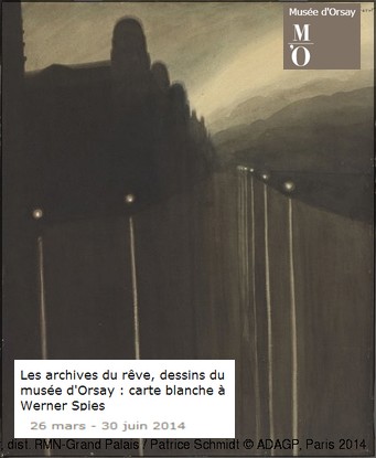 Muse d'Orsay - Exposition : Les archives du rve, dessins du muse d'Orsay. Carte blanche  Werner Spies