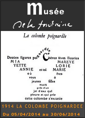 Muse Jean de La Fontaine, Chteau-Thierry - Exposition : 1914 La Colombe poignarde
