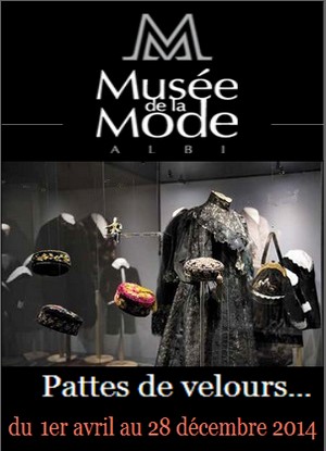 Muse de la Mode, Albi - Exposition : Pattes de velours...