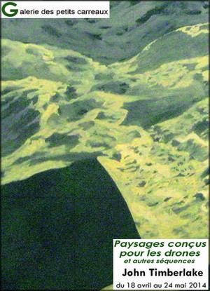Galerie des petits carreaux, Paris - Exposition : John Timberlake, Paysages conus pour les drones et autres squences