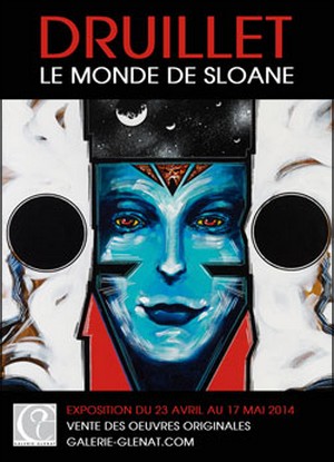 Galerie Glnat - Exposition : Philippe Druillet, Le monde de Sloane