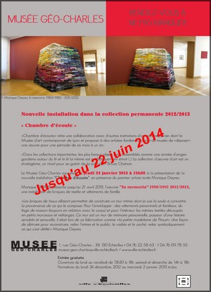 Muse Go-Charles, chirolles - Exposition : Chambre d'coute