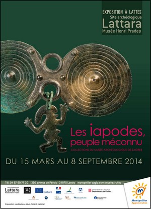 Site Archologique Lattara - Muse Henri Prades, Lattes - Exposition : Les Lapodes, peuple mconnu. Collections du muse archologique de Zagreb