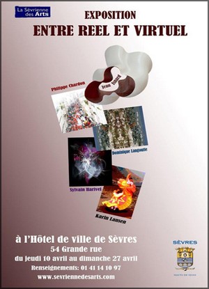 La Mezzanie Htel-de-Ville de Svres - Exposition : Entre rel et virtuel
