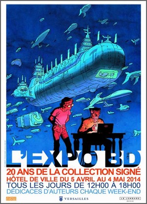 Htel-de-Ville, Versailles - Exposition : LExpo BD 2014, 20 ans de Collection sign Le Lombard