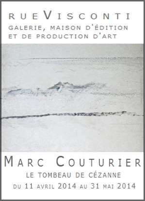 Galerie RueVisconti - Exposition : Marc Couturier, le tombeau de Czanne