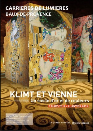 Carrires de Lumire, Baux-de-Provence - Exposition : Klimt et Vienne