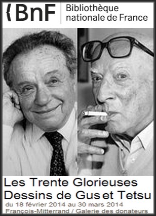 BNF Franois Mitterrand - Exposition : Dessins de Gus et Tetsu, Les Trente Glorieuses