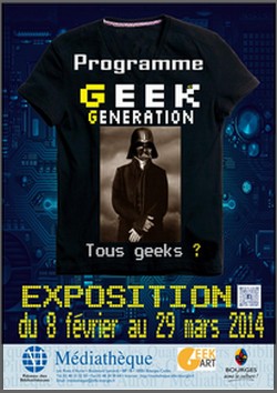 Mdiathque de Bourges - Exposition : Geek gnration