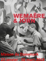 Maison du Danemark - Exposition : Wemare et Jorn, la force des contraires.