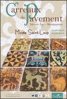 Muse Saint-Loup, Troyes - Exposition : Carreaux de Pavement