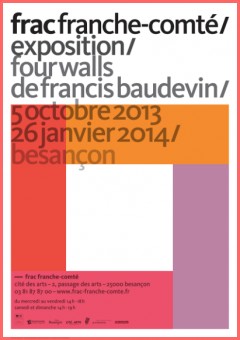 FRAC, Besanon - Exposition Francis Baudevin, Four Walls