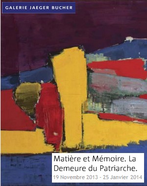Galerie Jaeger Bucher - Exposition : Matire et Mmoire. La Demeure du Patriarche.