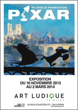Muse Art ludique - Exposition Pixar, 25 ans d'animation