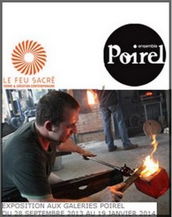 Ensemble Poirel, Nancy - Exposition Le Feu sacr, verre et cration contemporaine