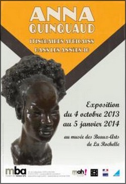 Muse des Beaux-Arts, La Rochelle - Exposition Anna Quinquaud, itinraires africains dans les annes 30
