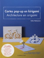 Carte pop-up en kirigami - Architecture en origami