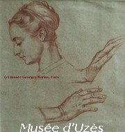 Muse Georges Borias, Uzs - Exposition Melchior Doze, dessinateur et peintre des glises du Gard